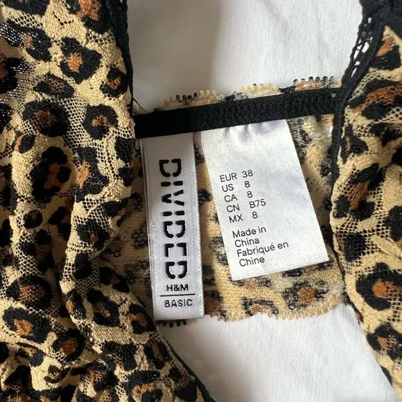 Leopard lace bralette - Picture 3 of 3